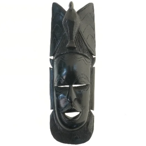 Træmaske til dekoration (str. 15x45 cm)