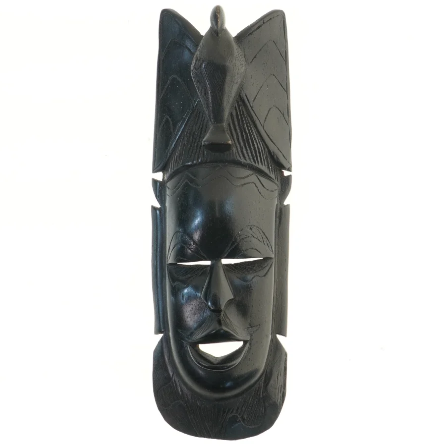 Træmaske til dekoration (str. 15x45 cm)