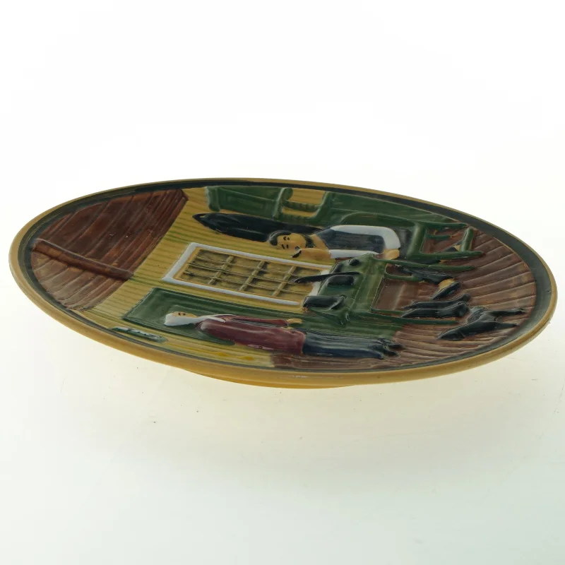 Bornholmsk vægplatte (str. Ø 22 cm)