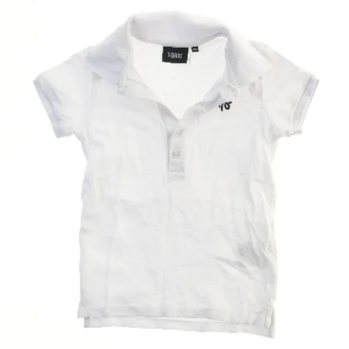 Hvid kortærmet polo (str. 140)