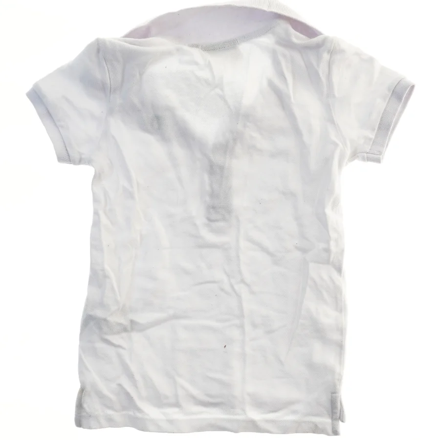 Hvid kortærmet polo (str. 140)