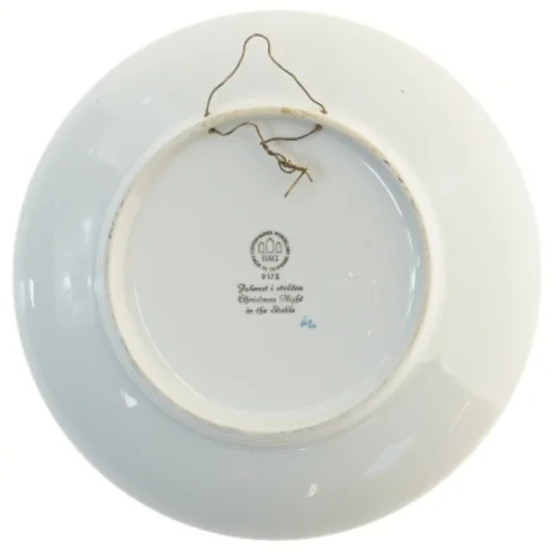 Juleplatte med hestemotiv fra B&G (str. Ø 23 cm)