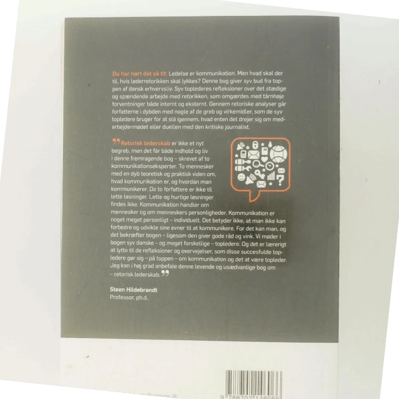 Sagt fra toppen : inspiration til retorisk lederskab af Anne Katrine Lund (f. 1970) (Bog)