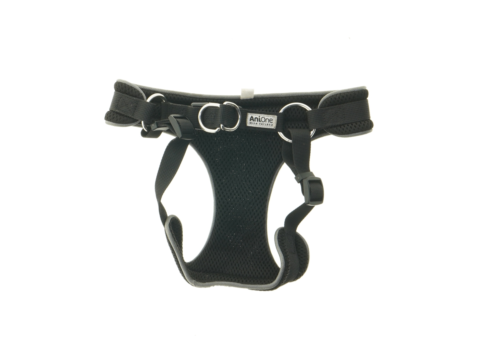 Sort hundesele fra AniOne (str. Medium)