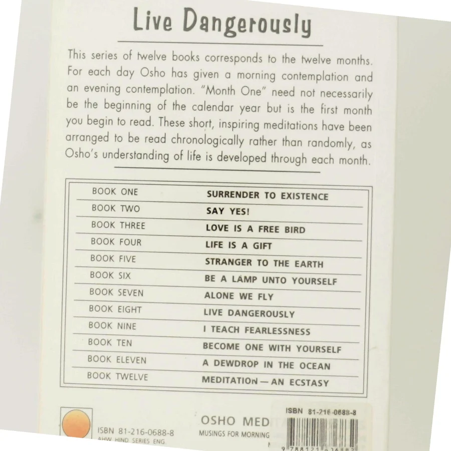 Osho Meditation Serie Bog fra Osho