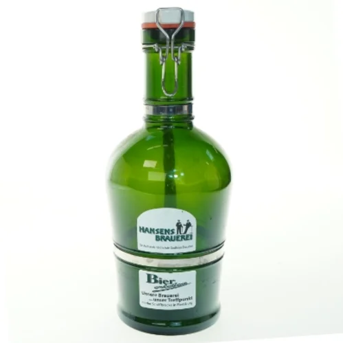 Ølflaske fra Hansens Brauerei (str. 35 cm)