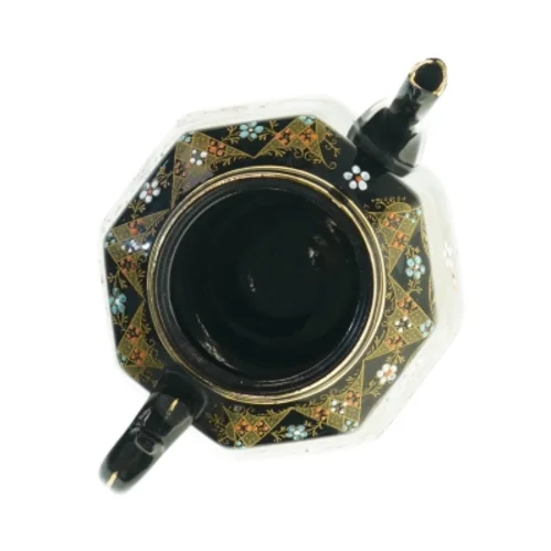 Cuba, Made in England, sort tekande (str. Ø 14 cm)