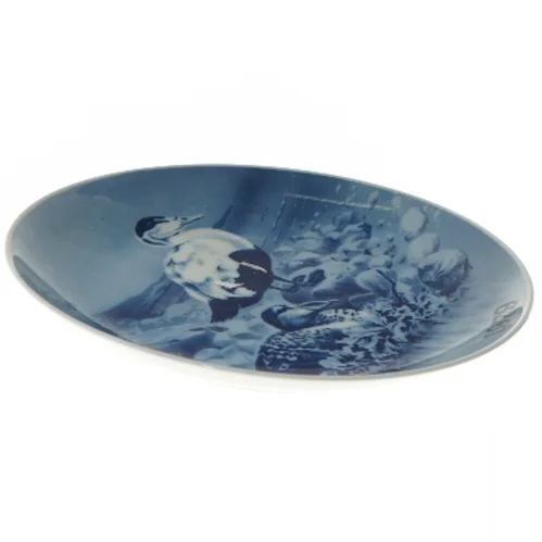 Juleplatte 1979 med ænder (str. Ø 19,5 cm)