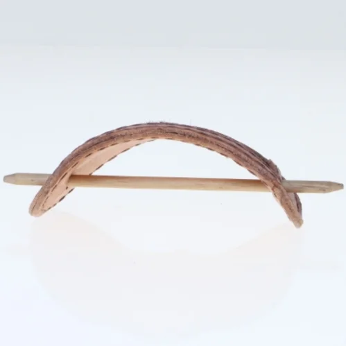 Hårspænde med leopardskind (str. 10 cm)