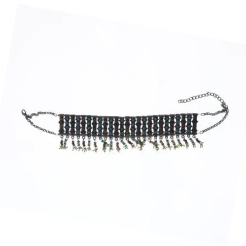 Dekorativ choker halskæde (str. 32 cm)