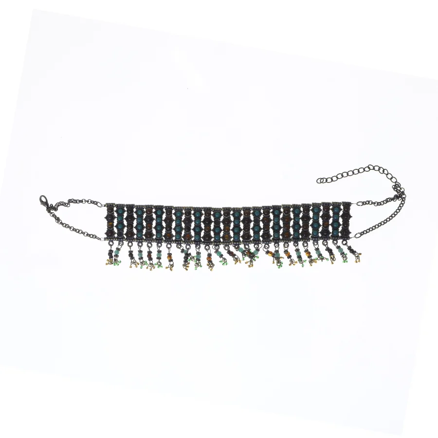 Dekorativ choker halskæde (str. 32 cm)