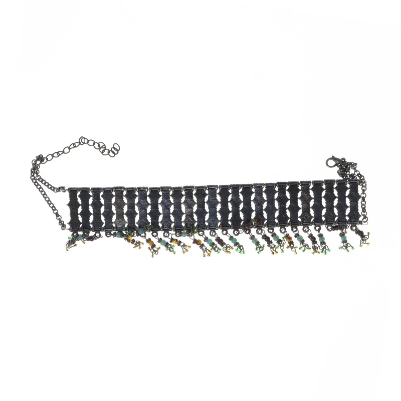 Dekorativ choker halskæde (str. 32 cm)