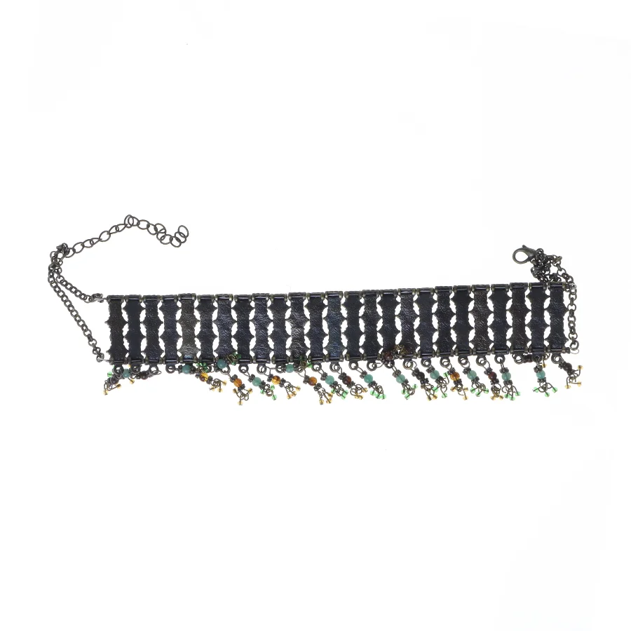 Dekorativ choker halskæde (str. 32 cm)