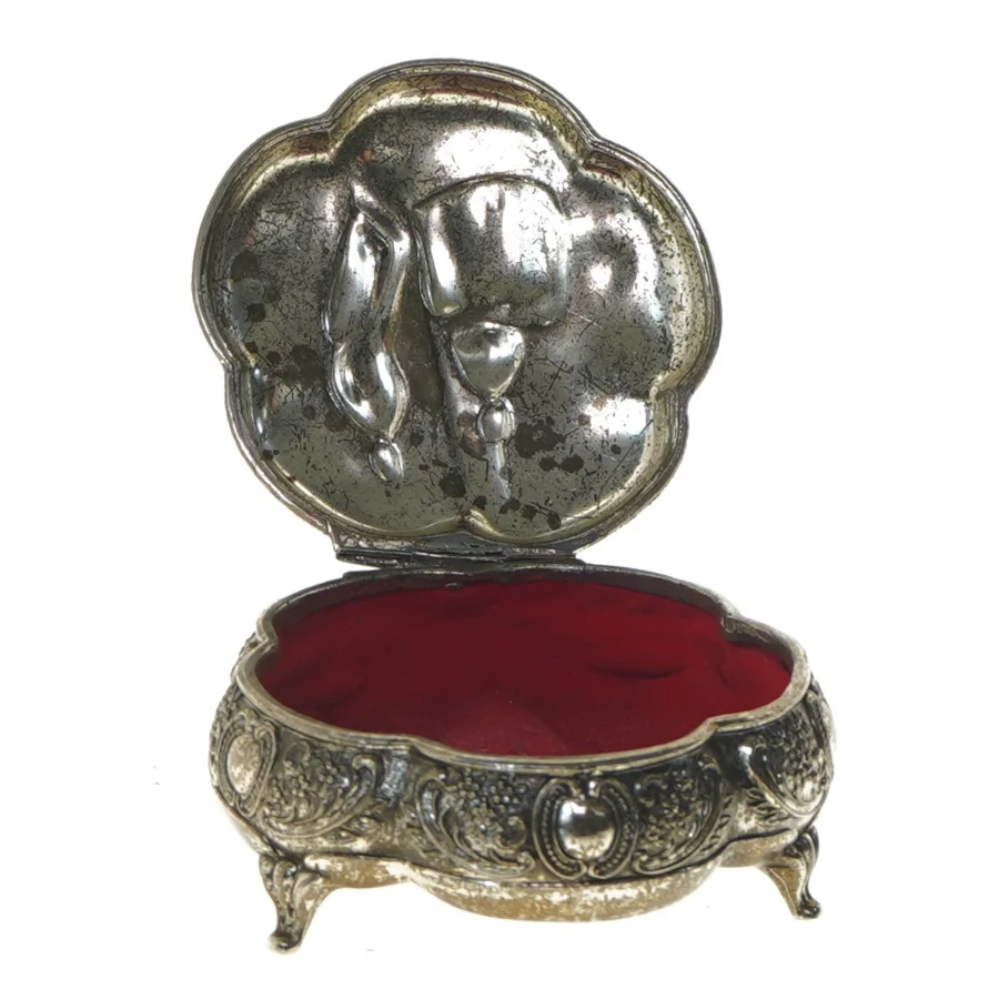 Dekorativ smykkeskrin (str. 11x5 cm)