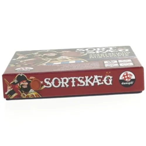Brætspil, sortskæg (str. 17 x 14 cm)