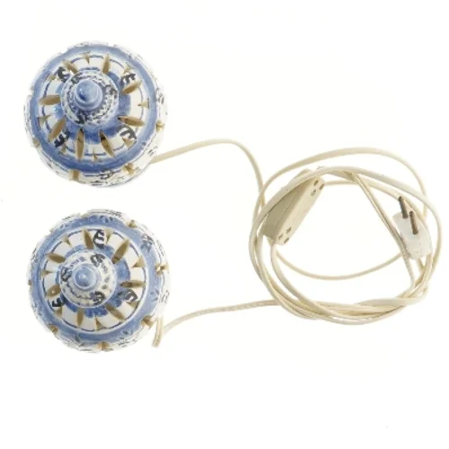 Klassiske bordlamper i keramik (str. 21 cm)