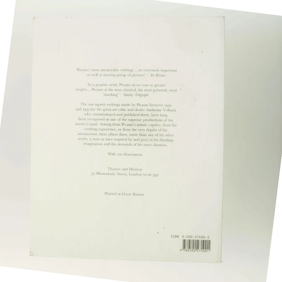 Picasso's Vollard suite af Pablo Picasso (1881-1973) (Bog)