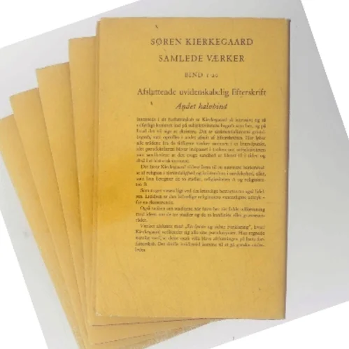 Samlede Værker af Søren Kierkegaard (Bog)