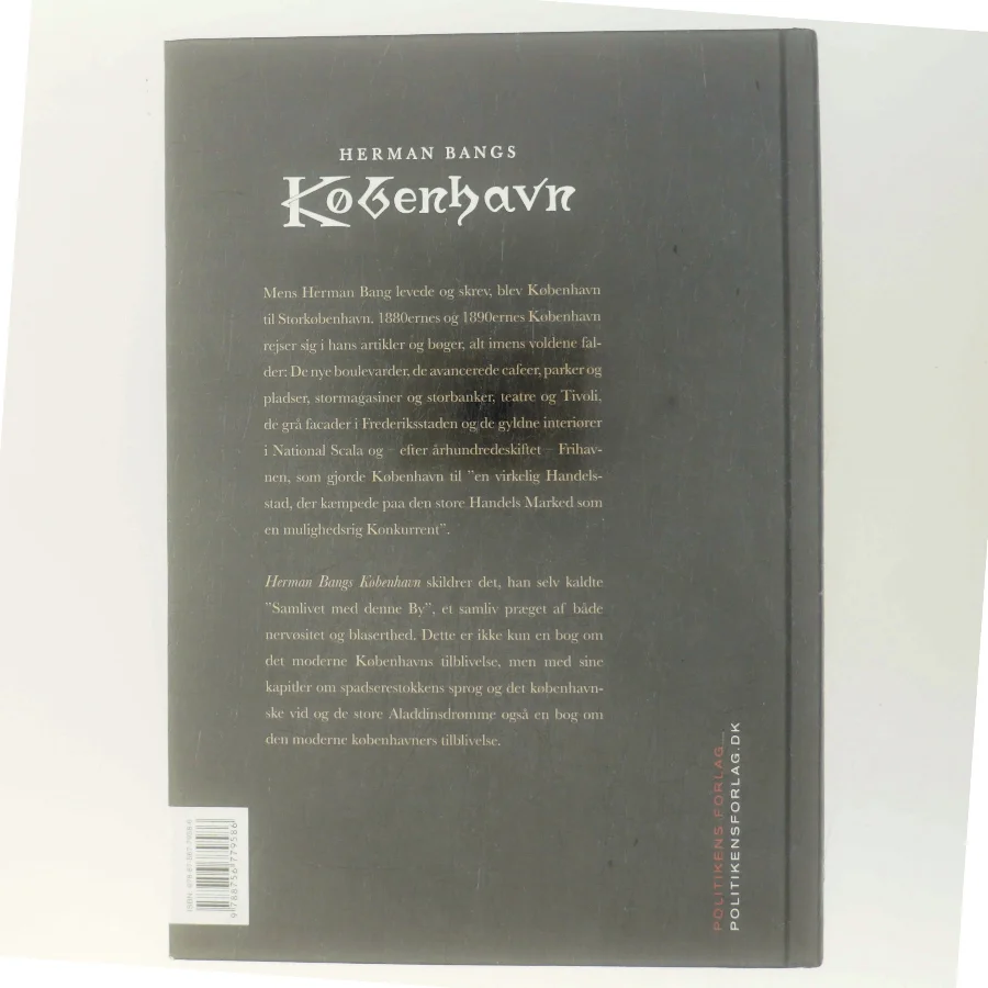 Herman Bangs København af Martin Zerlang (Bog)
