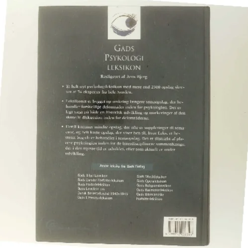 Gads psykologileksikon af Redigeret af Jens Bjerg (Bog)