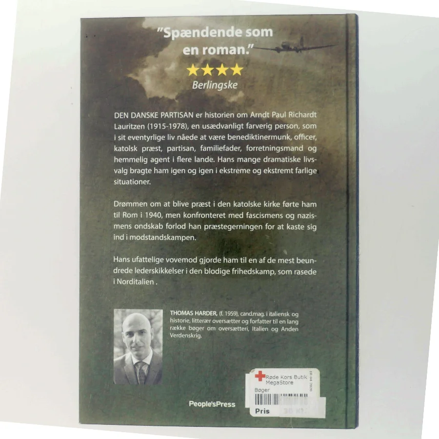 Den Danske Partisan af Thomas Harder (Bog)