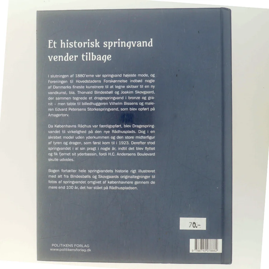Dragespringvandet : historien om vandkunsten på Rådhuspladsen af Jens Peter Munk (Bog)