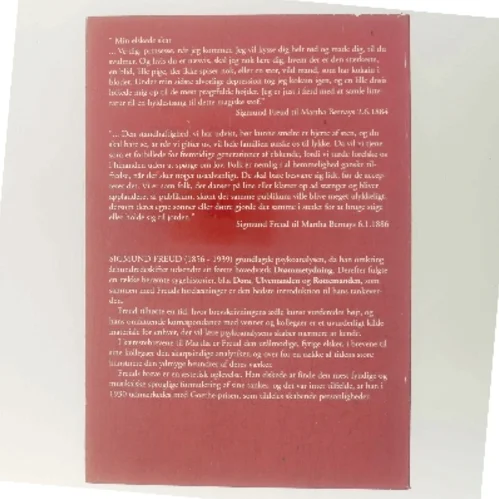 Kæreste breve og anden korrespondance af Sigmund Freud (Bog)