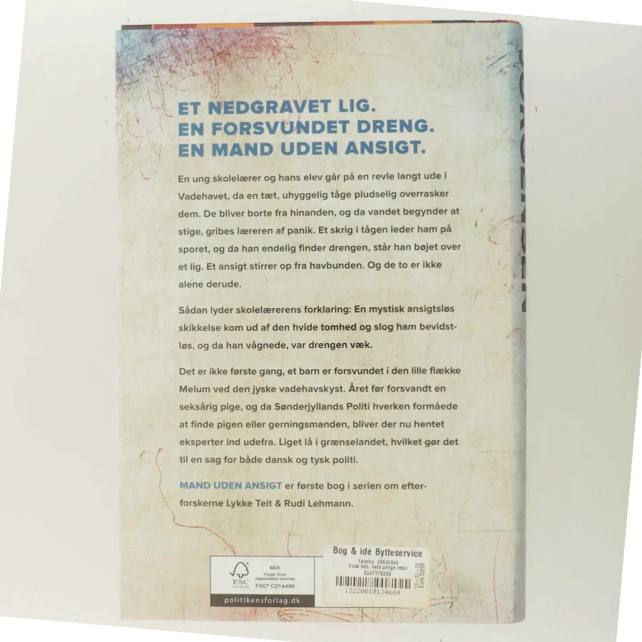 Mand uden ansigt af Dennis Jürgensen (Bog)