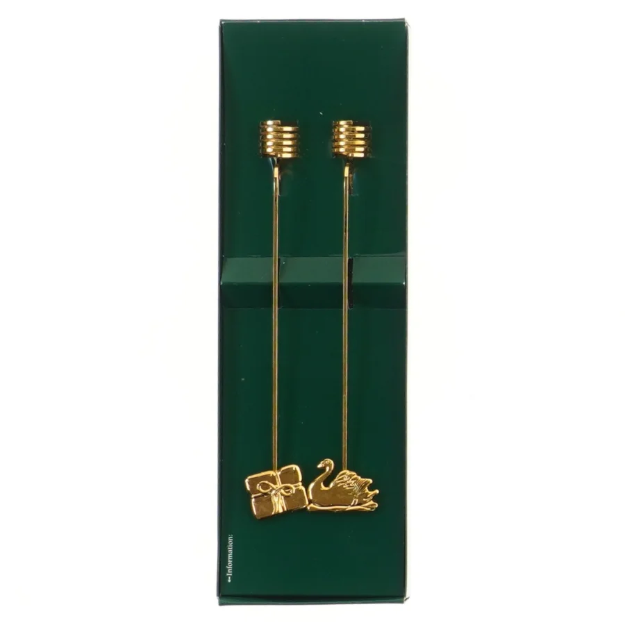 Georg Jensen julepynt lysestager fra Georg Jensen (str. 15,5 cm)