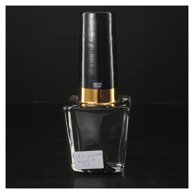 Glasflaske med låg, Kosta Boda fra Kosta Boda (str. 18,5 cm)