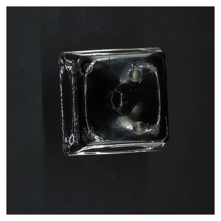 Glasflaske med låg, Kosta Boda fra Kosta Boda (str. 18,5 cm)