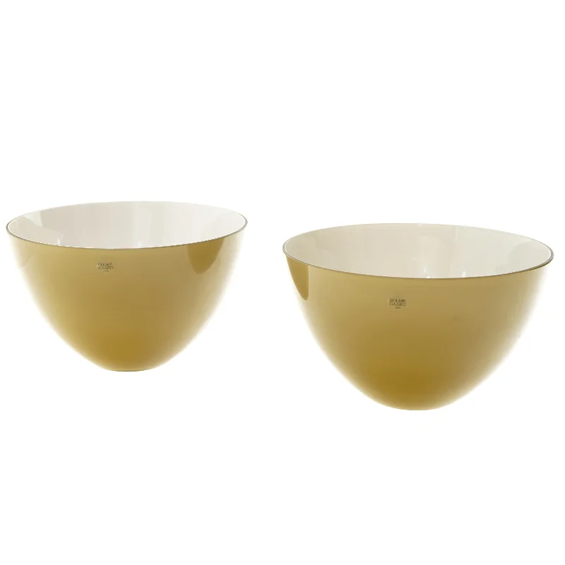 Dekorative skåle fra Holmegaard (str. Ø 24,5x15 cm)