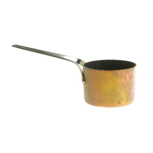 Kobberkasserolle med håndtag fra Georg Jensen (str. Ø 9x6,5 cm)