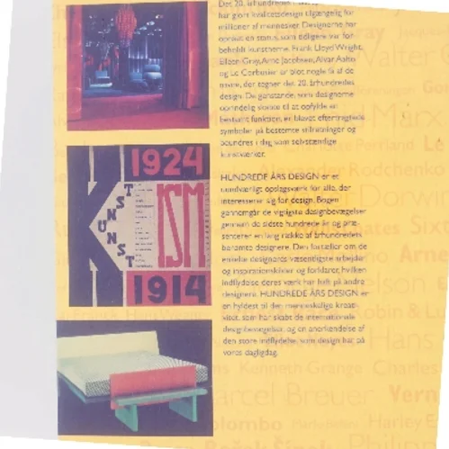 Hundrede års design : pionerer i det 20. århundrede af Penny Sparke (Bog)