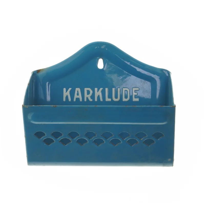 Blå karkludeholder (str. 19x12x22 cm)