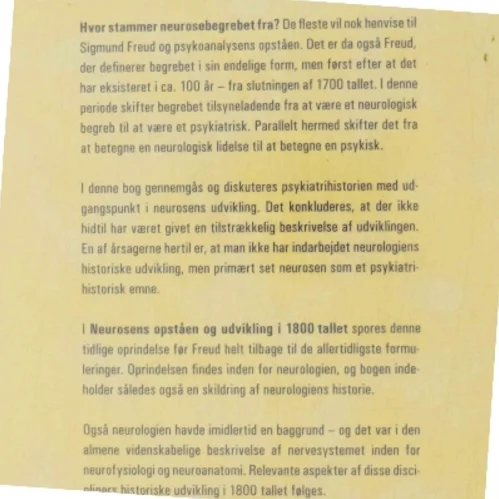 Neurosens opståen og udvikling i 1800tallet af Simo Køppe (Bog)