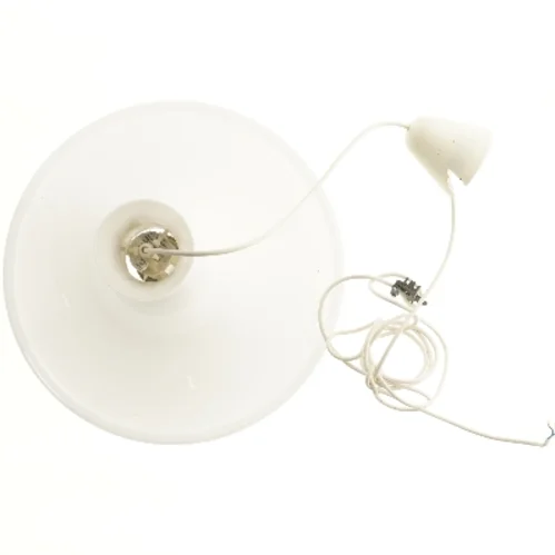 Hvid pendellampe (str. Ø 41,5 cm)