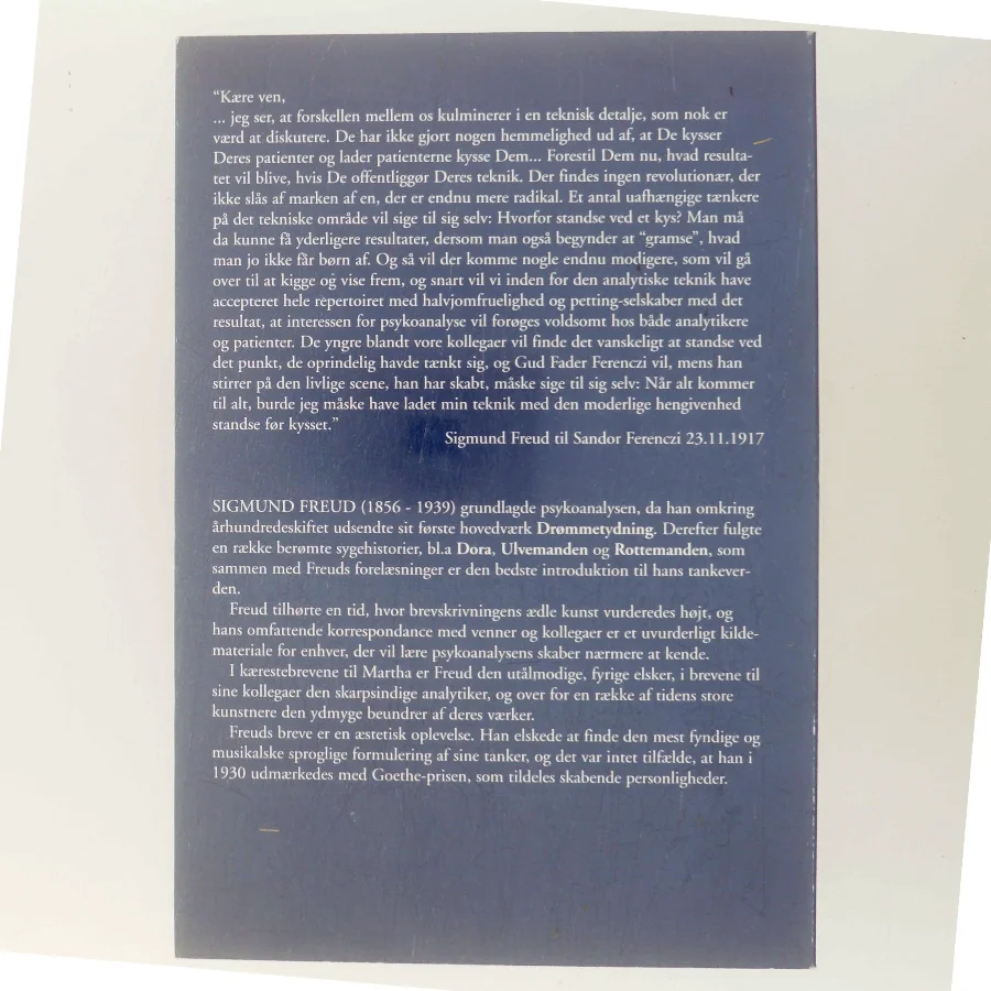 Breve til den hemmelige komite og anden korrespondance af Sigmund Freud (Bog)