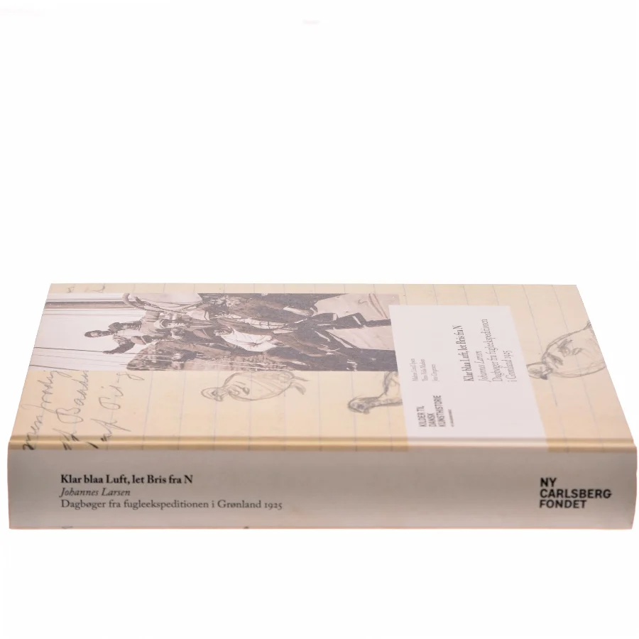 Klar blaa Luft, let Bris fra N : dagbøger fra fugleekspeditionen i Grønland 1925 af Johannes Larsen (f. 1867) (Bog)