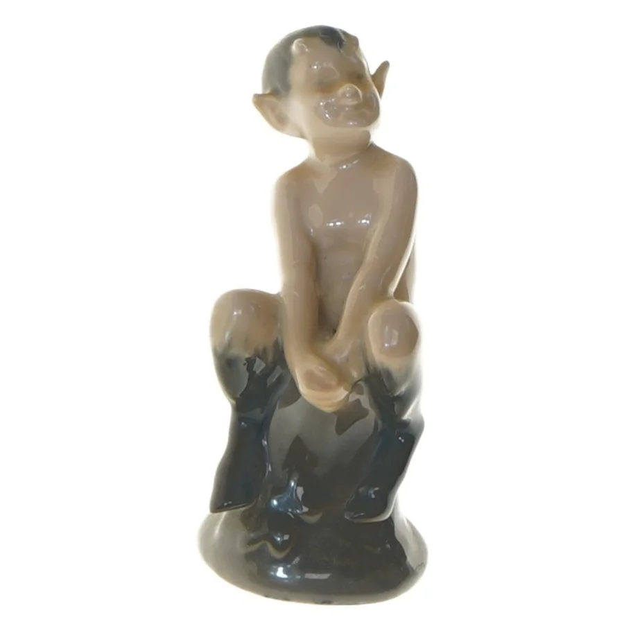  Faun fra Royal Copenhagen (str. 10 cm)