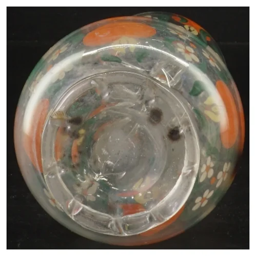 Dekorativ karaffelsæt med glas (str. 28 og 11,5 cm)