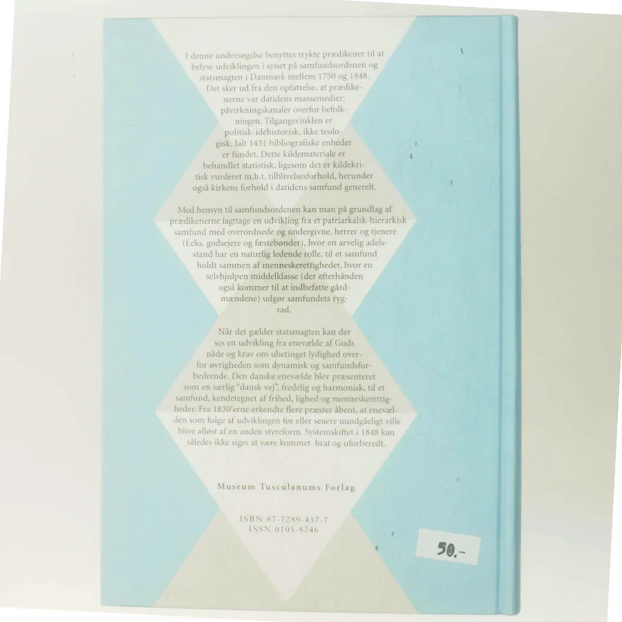 Samfundsorden og statsmagt set fra prædikestolen af Michael Bregnsbo (Bog)