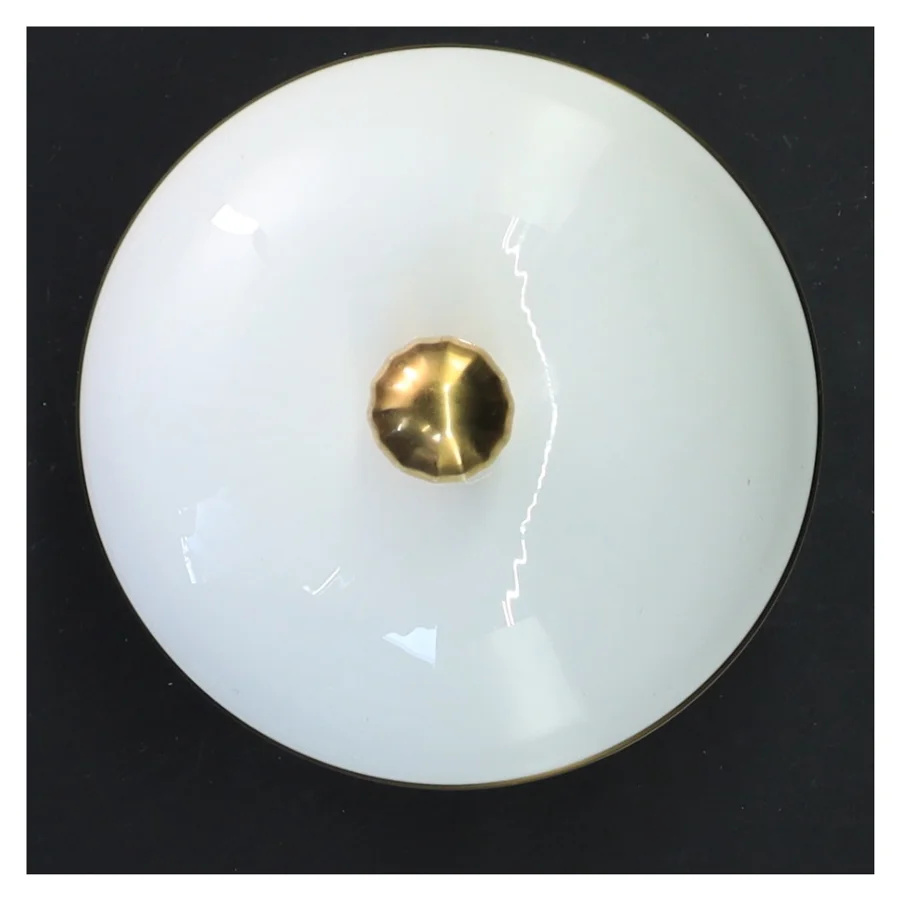 Juledekorationsskål med låg fra Royal Copenhagen (str. Ø 9 cm)