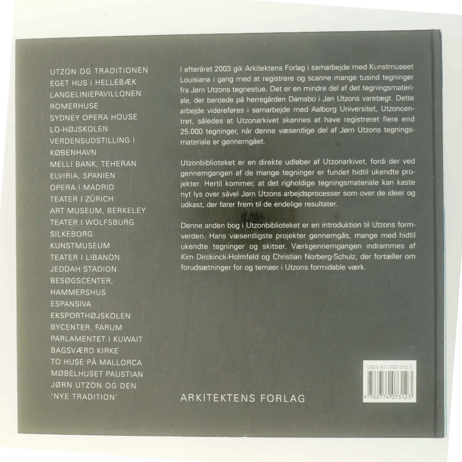 Utzon og den nye tradition (Bog)
