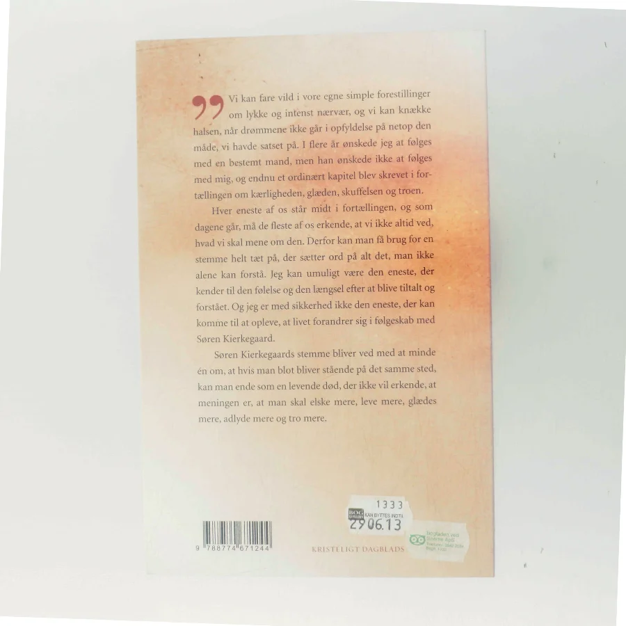 At leve med Kierkegaard af Sørine Gotfredsen (Bog)