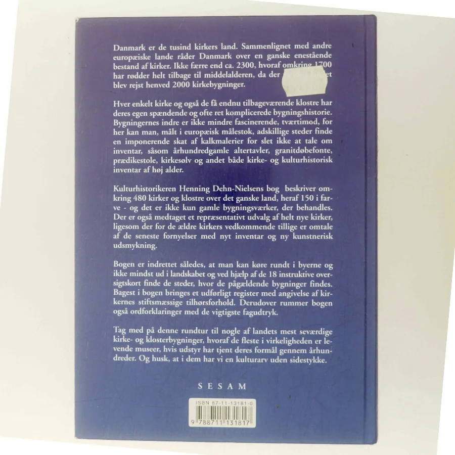 Kirker og klostre i Danmark af Henning Dehn-Nielsen (Bog)