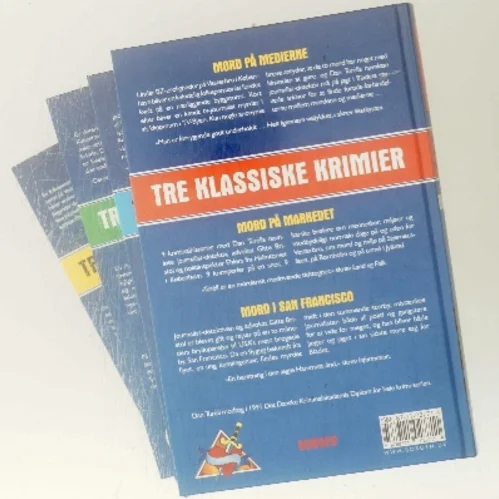 Mord-serien. Bind 1-3, Mord i mørket : Mord i Rodby : Mord på Malta af Dan Turèll (Bog)