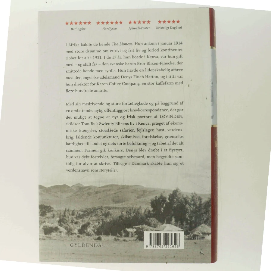 Løvinden : Karen Blixen i Afrika af Tom Buk-Swienty (Bog)
