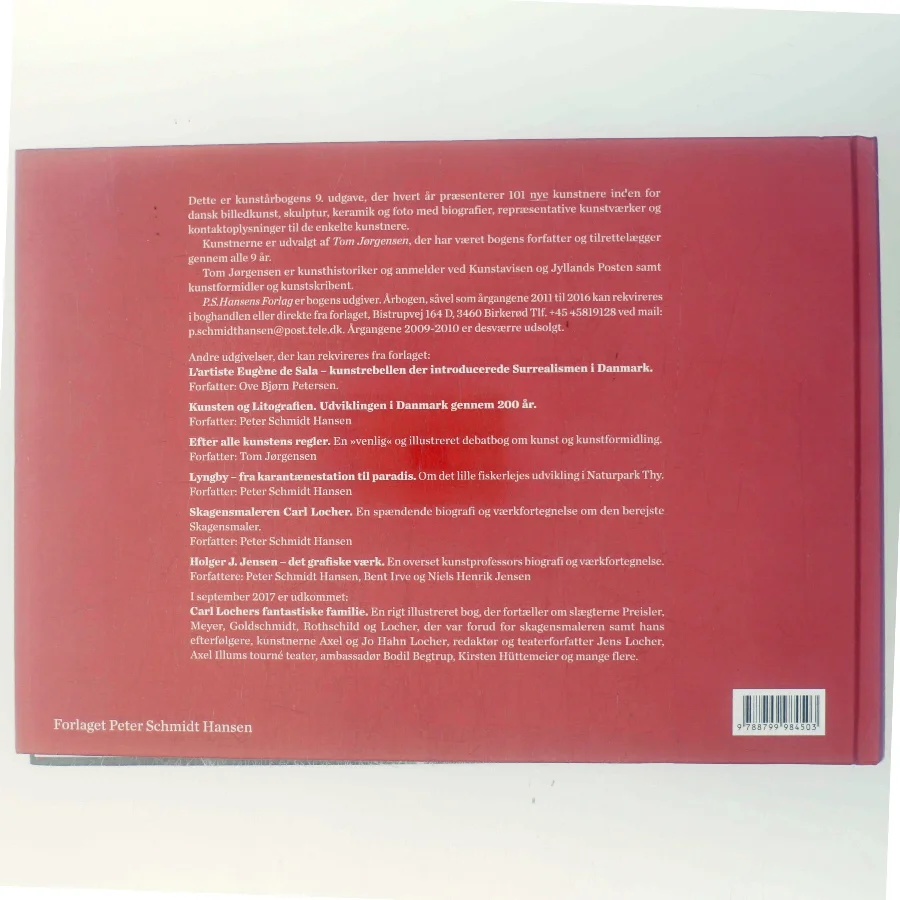 101 kunstnere - 2017 af Tom Jørgensen (Bog)