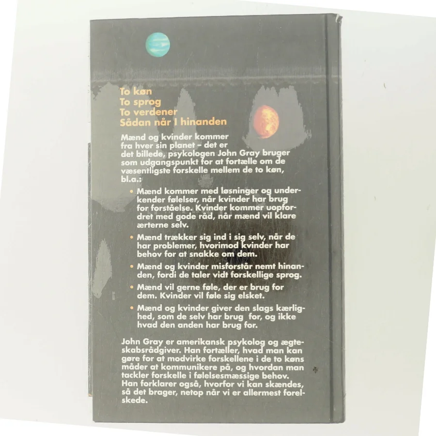 Mænd er fra Mars, Kvinder er fra Venus af John Gray (Bog)